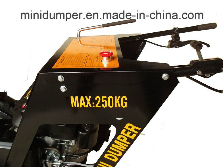 6.5HP Loncin Engine High Quaity Mini Dumper Power Wheel Barrow